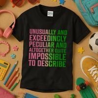 Unusually And Exceedingly Peculiar Kids T-Shirt thumb 3