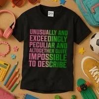 Unusually And Exceedingly Peculiar Kids T-Shirt thumb 3