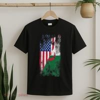 USA Algeria Flags United States of America Algerian T-Shirt thumb 2