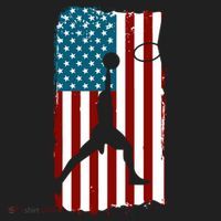 Us American Flag Basketball Patriotic Athlete Print Gift Beanie thumb 2