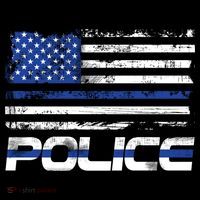 Usa American Flag Thin Blue Line Police Gift Coffee Mug thumb 5