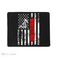 US American Flag Sports Patriotic Wrestling  Mousepad thumb 0