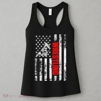 US American Flag Sports Patriotic Wrestling  Women's Tank Top thumb 3