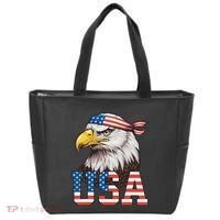 Usa American Flag Women Bald Eagle Patriotic Tote Bag thumb 0
