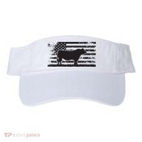 USA American Flag America Cow Black Angus Rancher Visor thumb 0