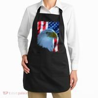 USA American Flag Eagle Distressed Style Apron thumb 2