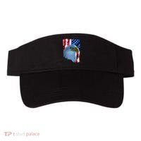 USA American Flag Eagle Distressed Style Visor thumb 0