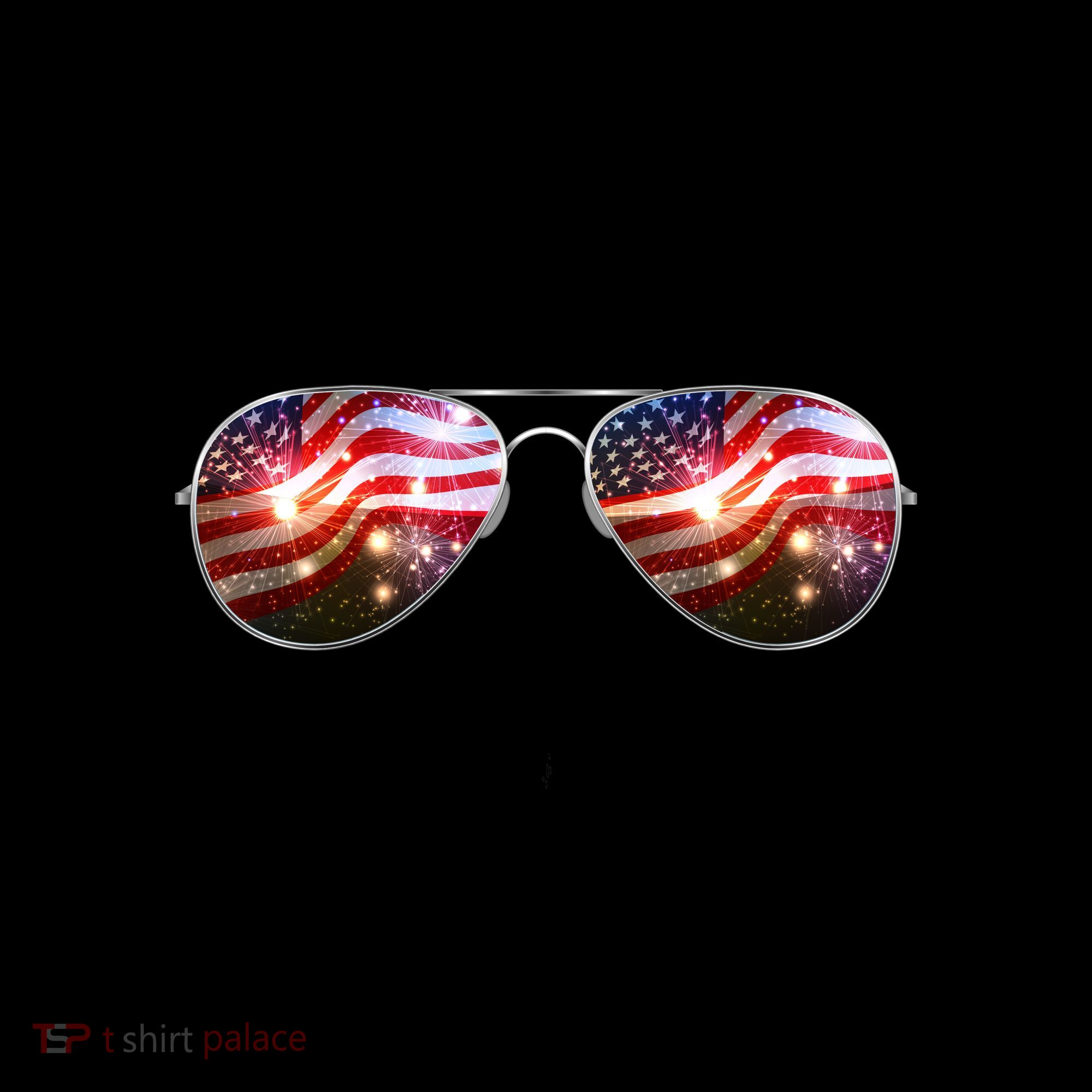 USA American Flag Fireworks Fox Coffee Mug