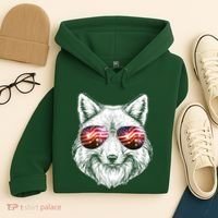 USA American Flag Fireworks Fox Hoodie thumb 4