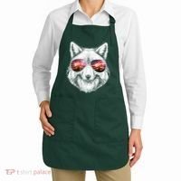 USA American Flag Fireworks Fox Apron thumb 2