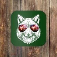 USA American Flag Fireworks Fox Coaster thumb 0