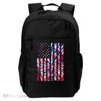 USA American Flag Red White Blue Tie Dye Backpack thumb 0