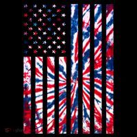 USA American Flag Red White Blue Tie Dye Coffee Mug thumb 5