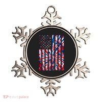 USA American Flag Red White Blue Tie Dye Ornament thumb 0
