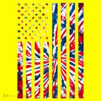 USA American Flag Red White Blue Tie Dye Long Sleeve Shirt thumb 2