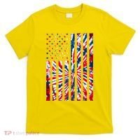 USA American Flag Red White Blue Tie Dye T-Shirt thumb 0