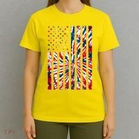 USA American Flag Red White Blue Tie Dye T-Shirt thumb 4