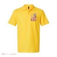 USA American Flag Red White Blue Tie Dye Polo thumb 0