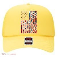 USA American Flag Red White Blue Tie Dye Hat thumb 0