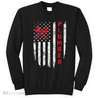 Usa American Flag Plumber Women Plumbers Patriotic Sweatshirt thumb 0