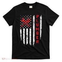 Usa American Flag Plumber Women Plumbers Patriotic T-Shirt thumb 0