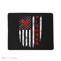 Usa American Flag Plumber Women Plumbers Patriotic Mousepad thumb 0