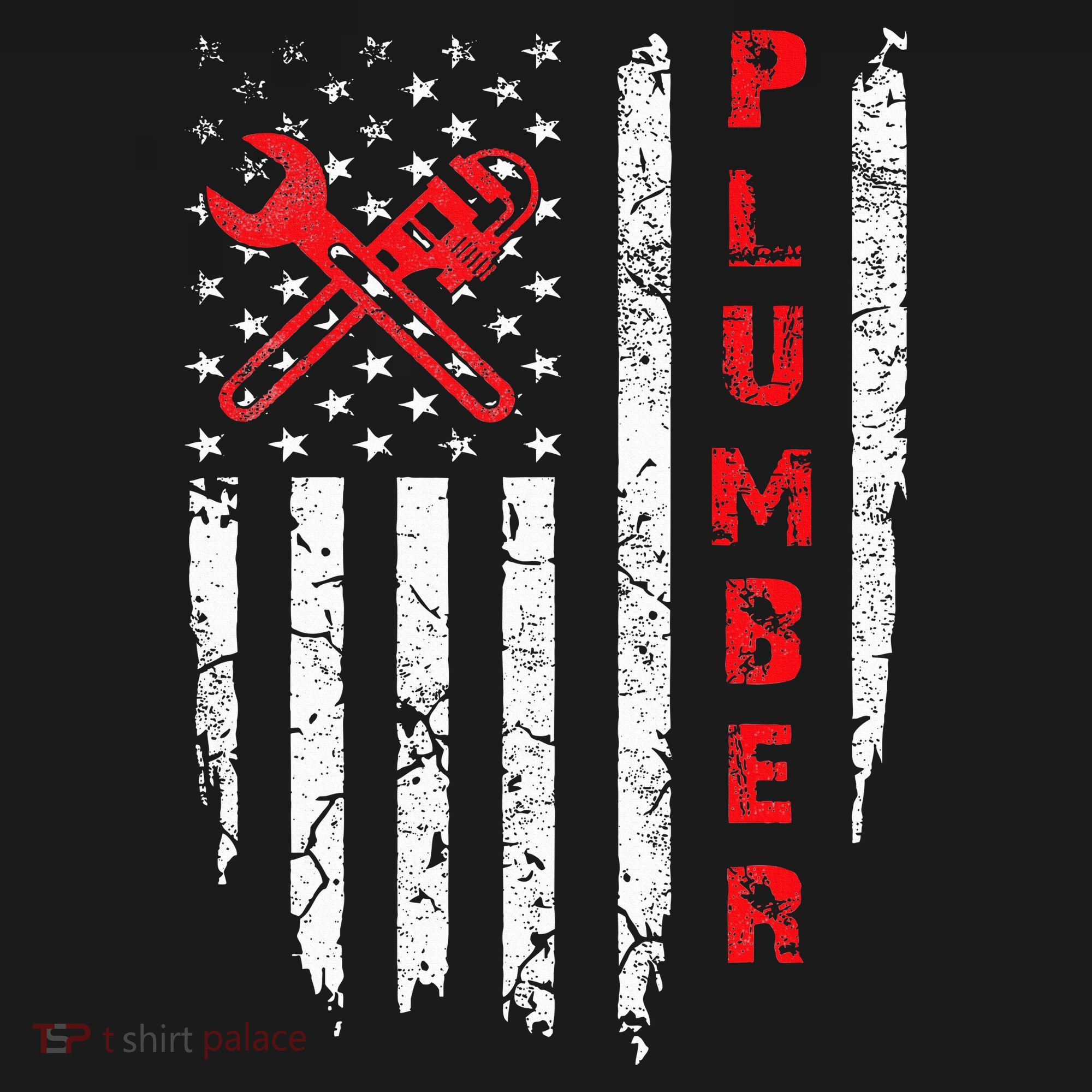Usa American Flag Plumber Women Plumbers Patriotic Women's Tank Top