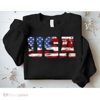 USA American Flag United States US Patriotic Sweatshirt thumb 2