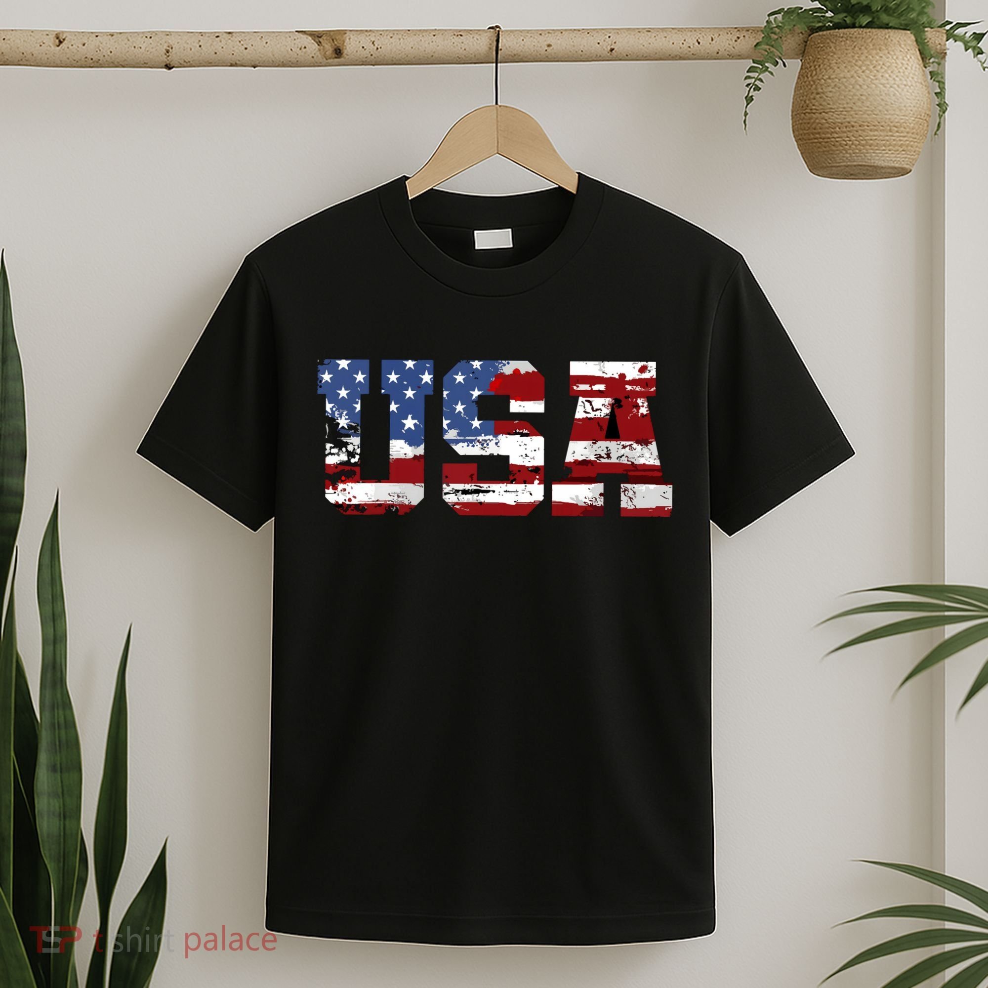 USA American Flag United States US Patriotic T-Shirt