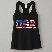 USA American Flag United States US Patriotic Women's Tank Top thumb 3