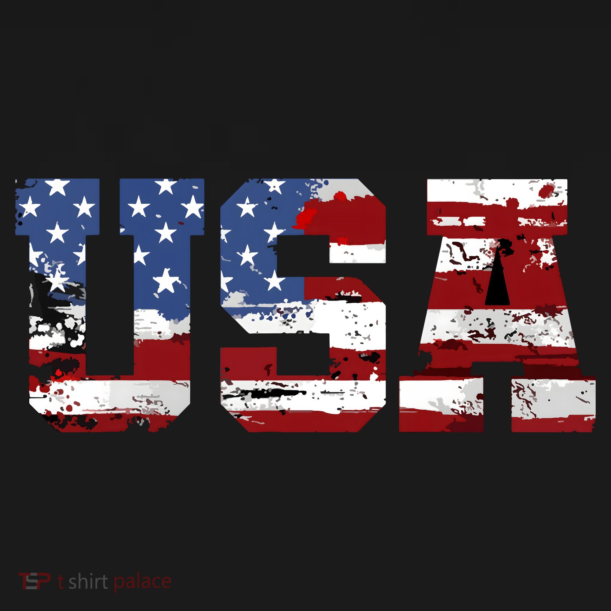 USA American Flag United States US Patriotic Women's Tank Top