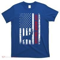 Usa American Flag Whitegreat Gifttailed Deer Best Buckin Dad Ever Gift T-Shirt thumb 0