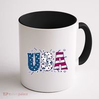 USA American Flag Celebration Coffee Mug thumb 1
