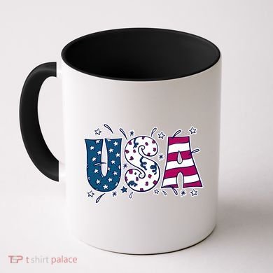 USA American Flag Celebration Coffee Mug