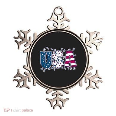 USA American Flag Celebration Ornament