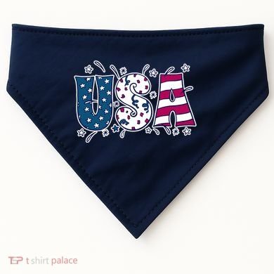 USA American Flag Celebration USA-Made Doggie Bandana