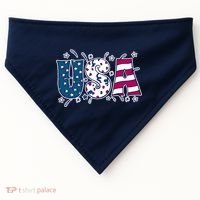 USA American Flag Celebration USA-Made Doggie Bandana thumb 0