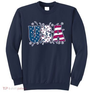 USA American Flag Celebration Sweatshirt