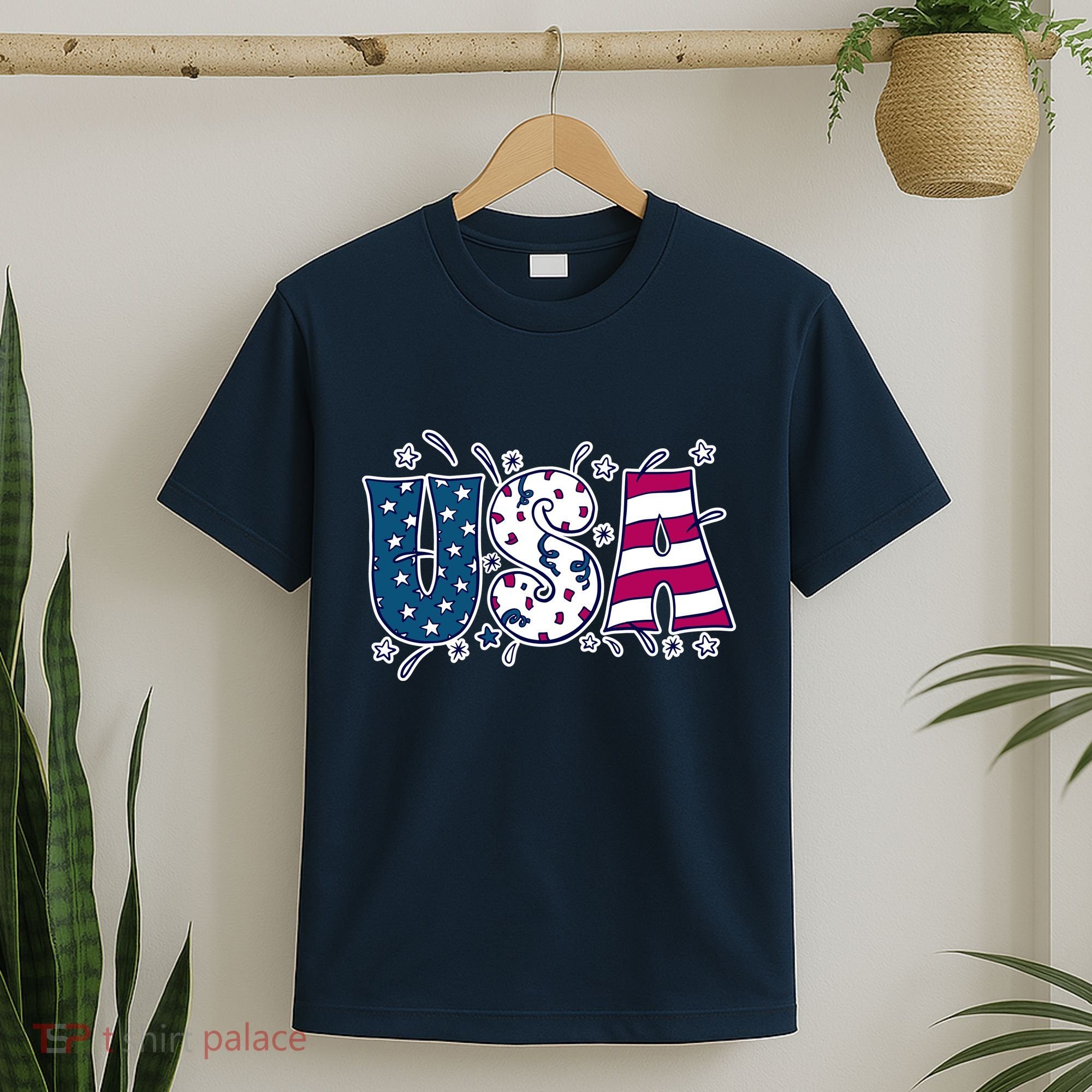 USA American Flag Celebration T-Shirt