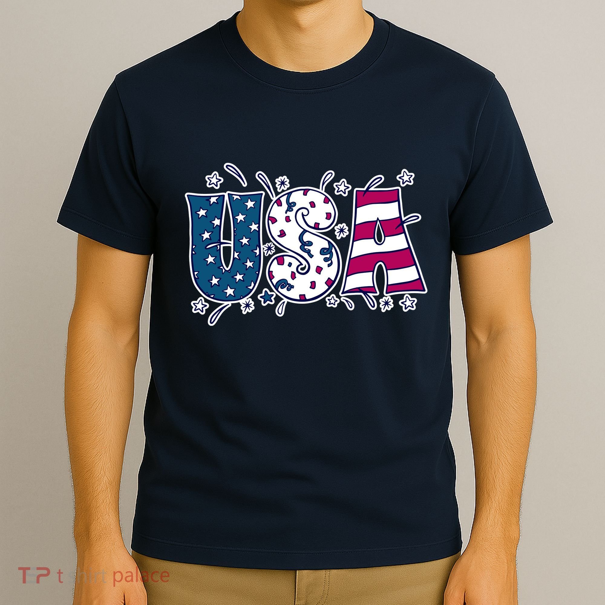 USA American Flag Celebration T-Shirt