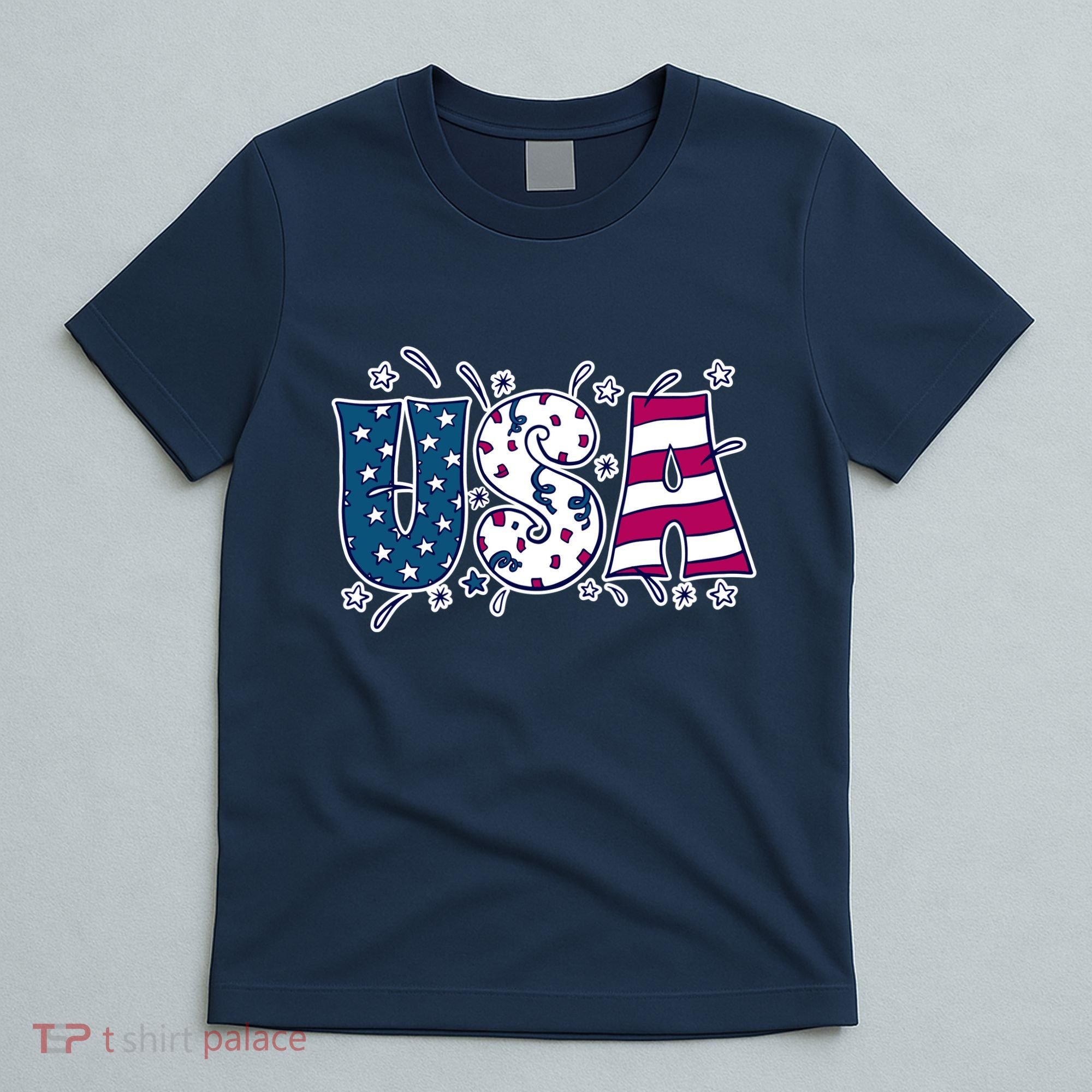 USA American Flag Celebration T-Shirt