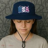 USA American Flag Celebration Bucket Hat thumb 3