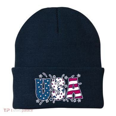USA American Flag Celebration Beanie