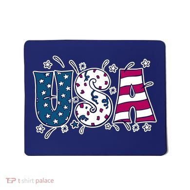 USA American Flag Celebration Mousepad