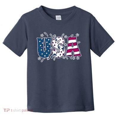 USA American Flag Celebration Toddler T-Shirt