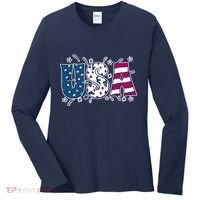 USA American Flag Celebration Women's Long Sleeve Shirt thumb 0