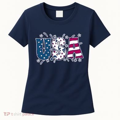 USA American Flag Celebration Women's T-Shirt