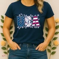 USA American Flag Celebration Women's T-Shirt thumb 2