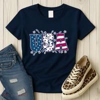 USA American Flag Celebration Women's T-Shirt thumb 3