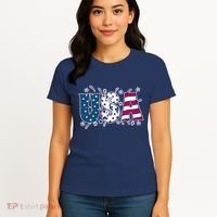 USA American Flag Celebration Women's T-Shirt thumb 4